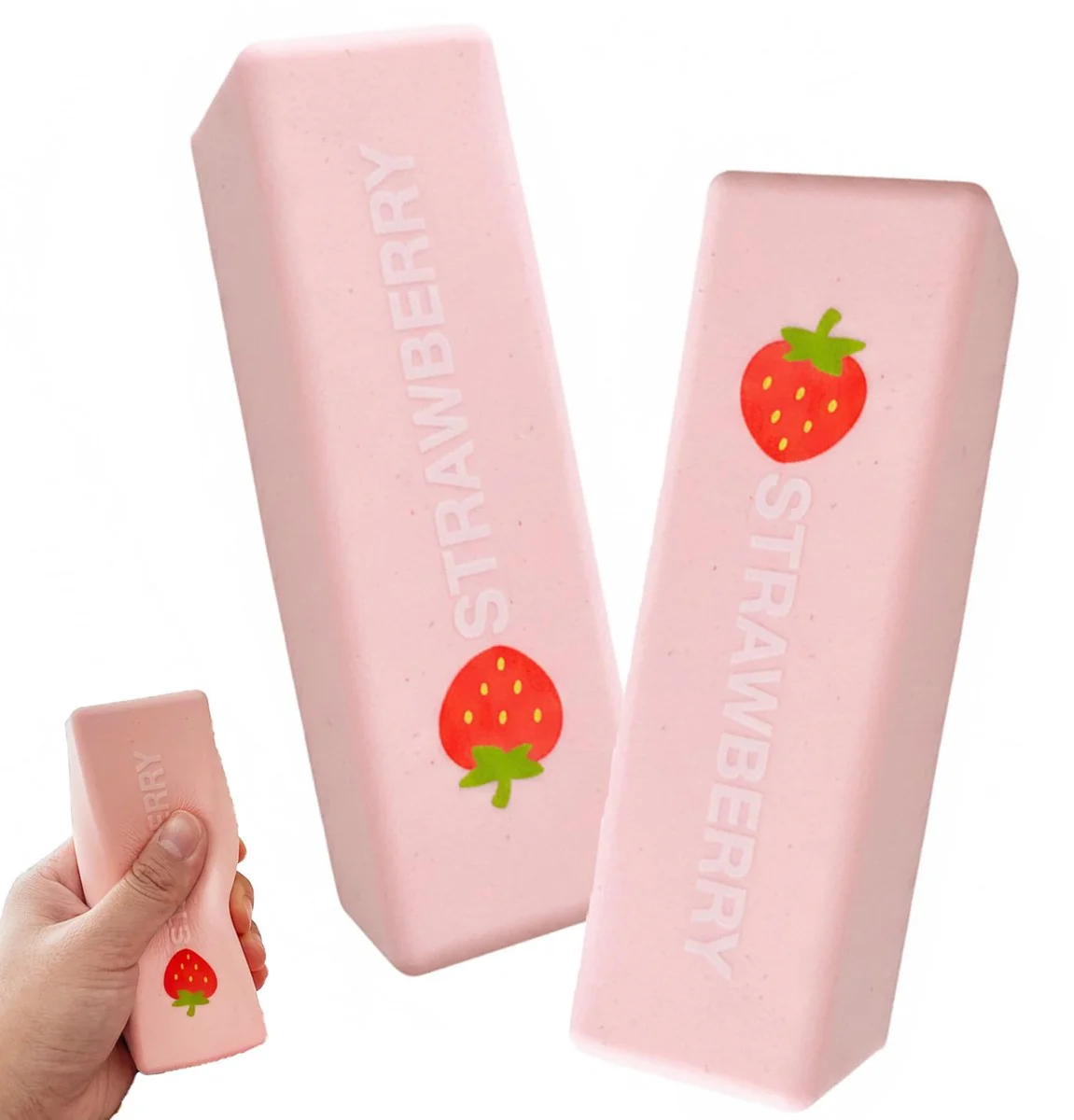 Squishy Strawberry Butter Medium - Slow Rising - 13,5 CM - 1 PCS - Afbeelding 2