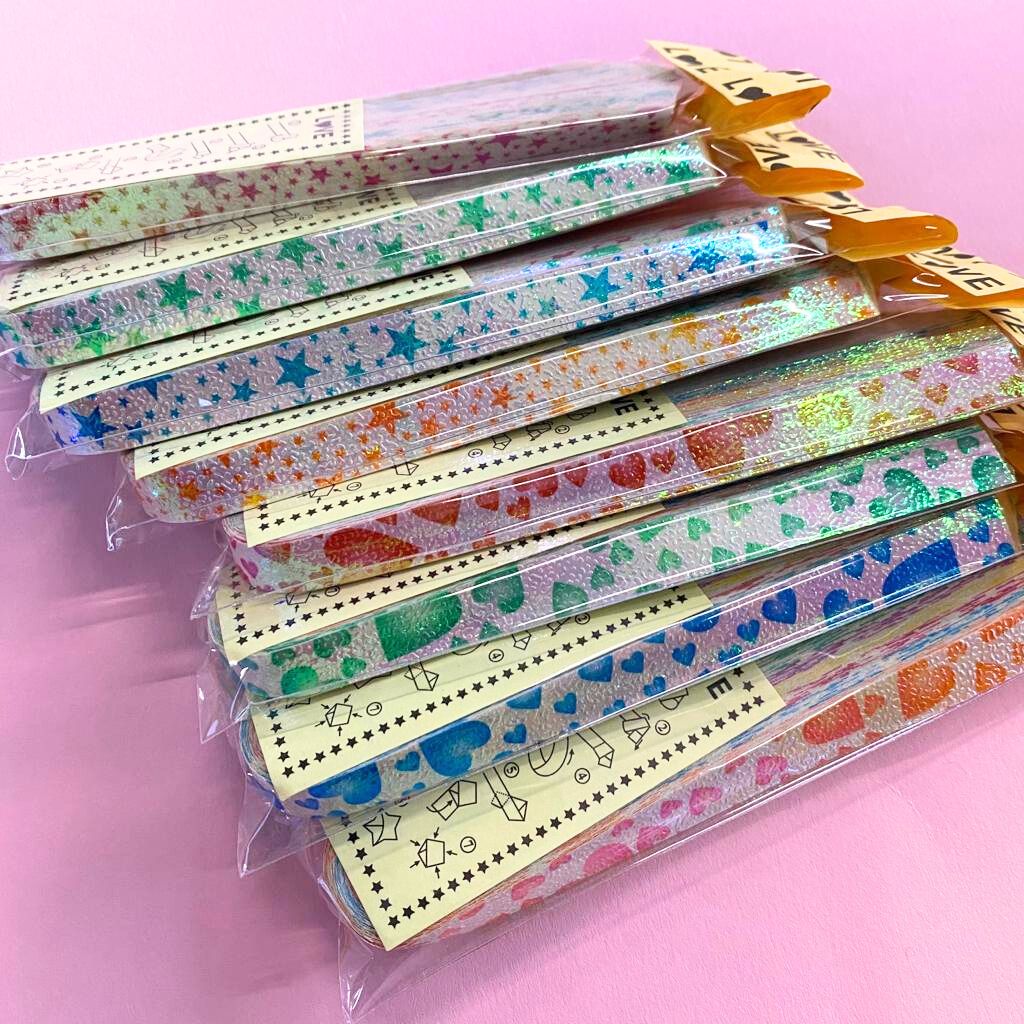 Lucky Star Papier Glimmend - Stars of Hearts - Afbeelding 2