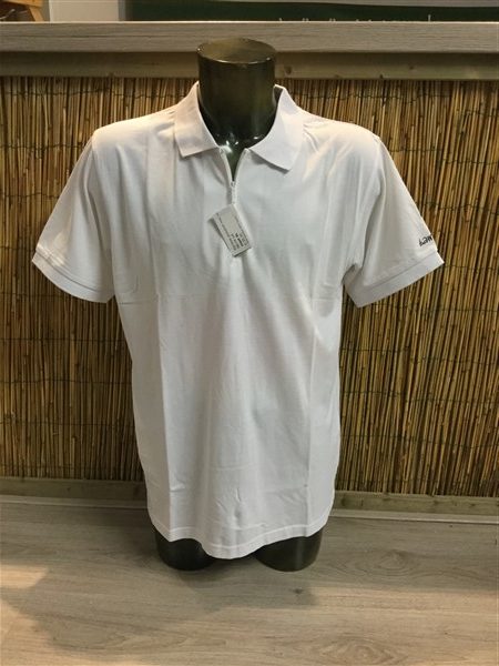 Bamboe poloshirt wit - Afbeelding 2