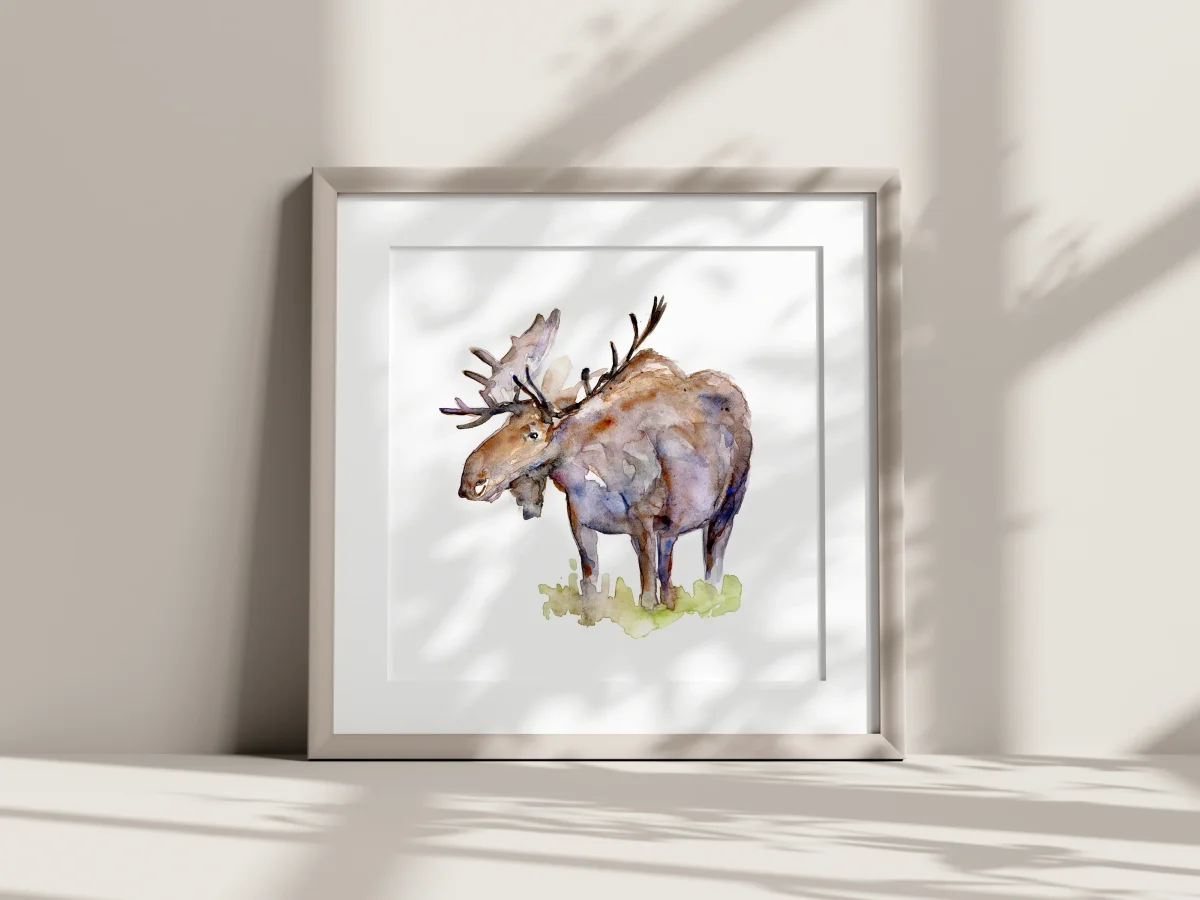 Eland Schilderij Kunst Print - Afbeelding 7