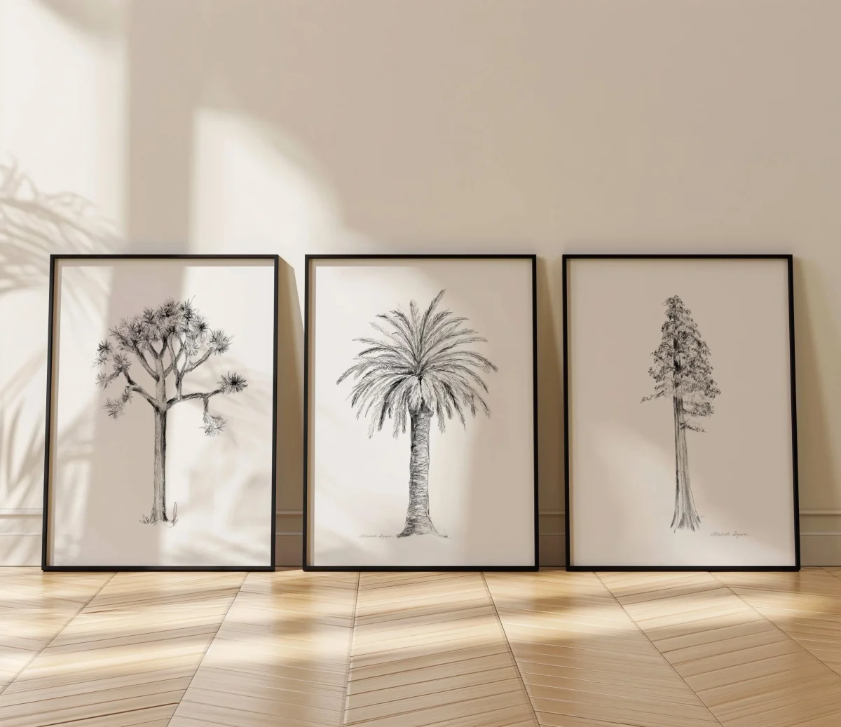 Set van 3 Californische bomen prints - Afbeelding 5