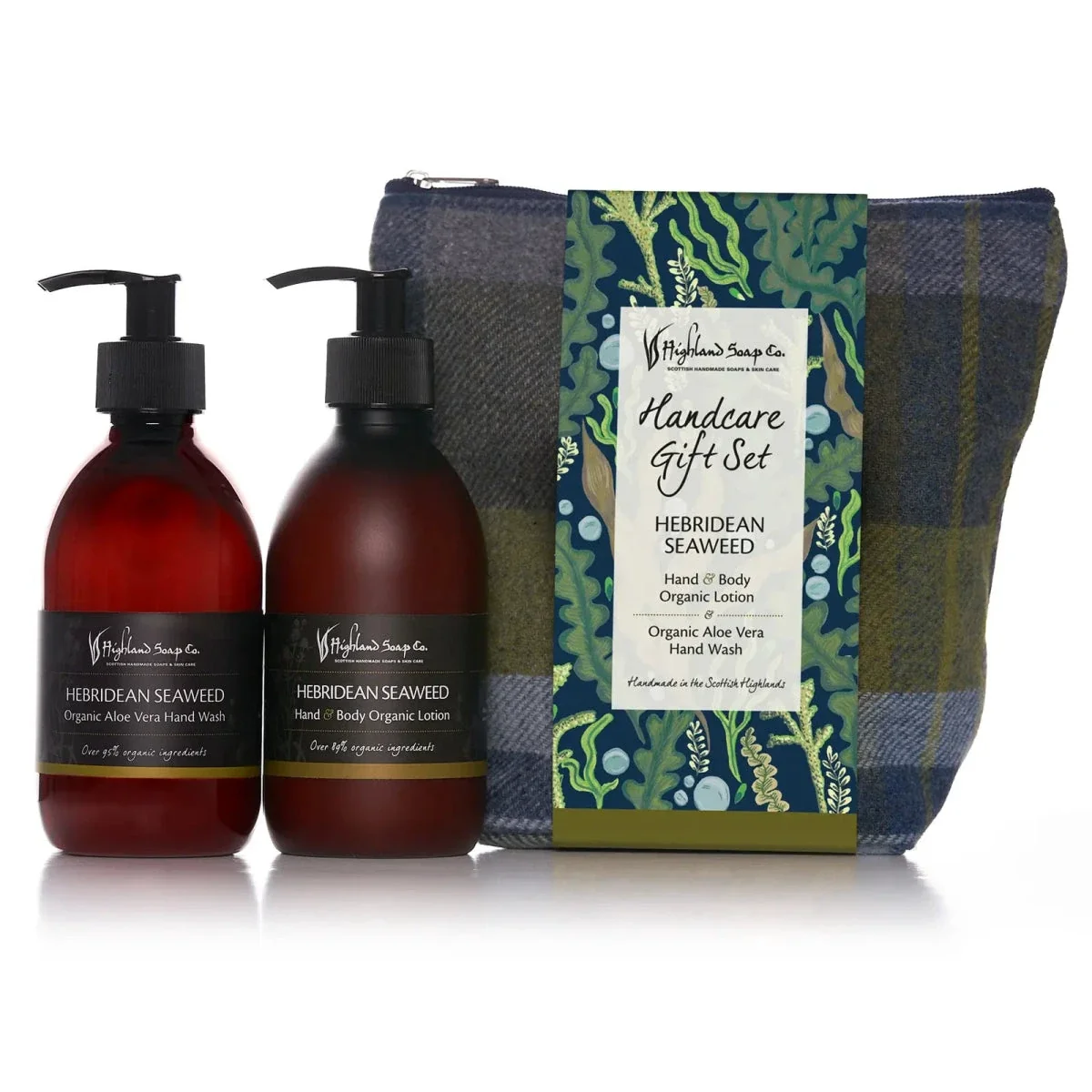 Cadeauset Handverzorging – Handzeep, Lotion & Tas - Hebridean Seaweed - Highland Soap Company - Afbeelding 2